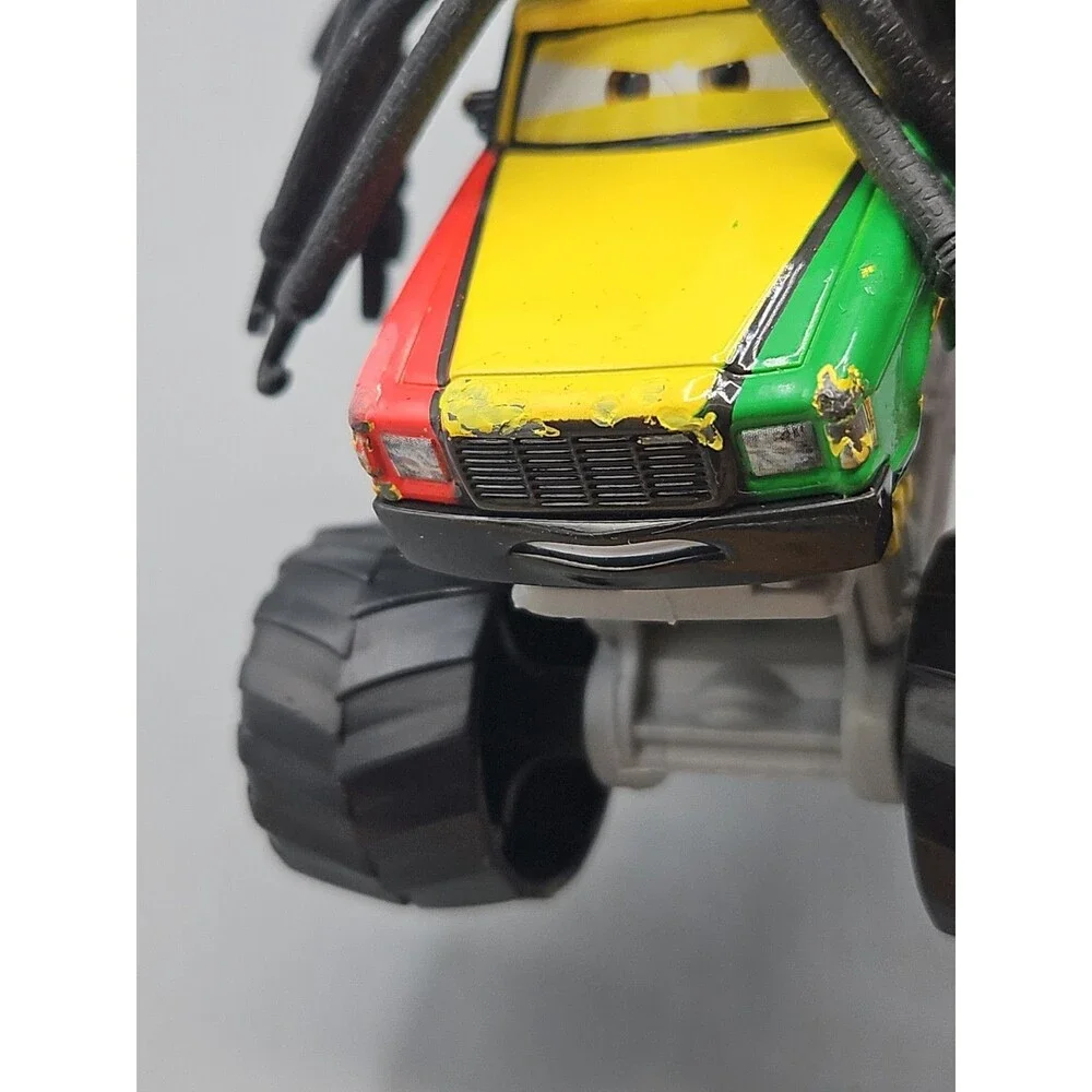DISNEY PIXAR Cars Toon Jamaican Rasta Carian Monster Truck Maters Tales Dreads.